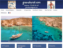 Tablet Screenshot of greecebysail.com